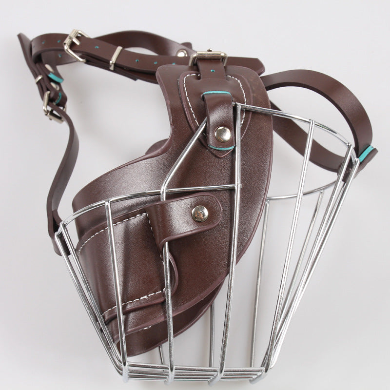 Leather Dog Muzzle, Dog Barking Stopper