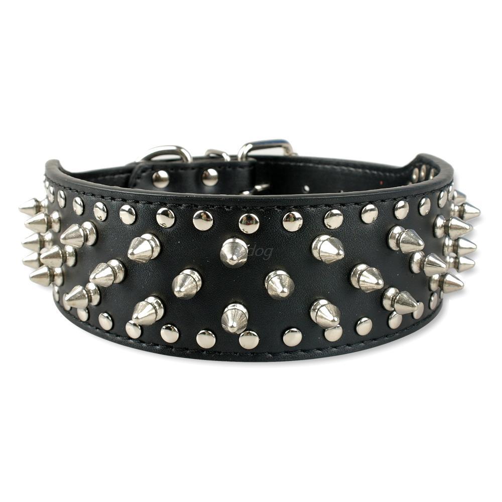 Pet Collar Large Dog Rivet Collar