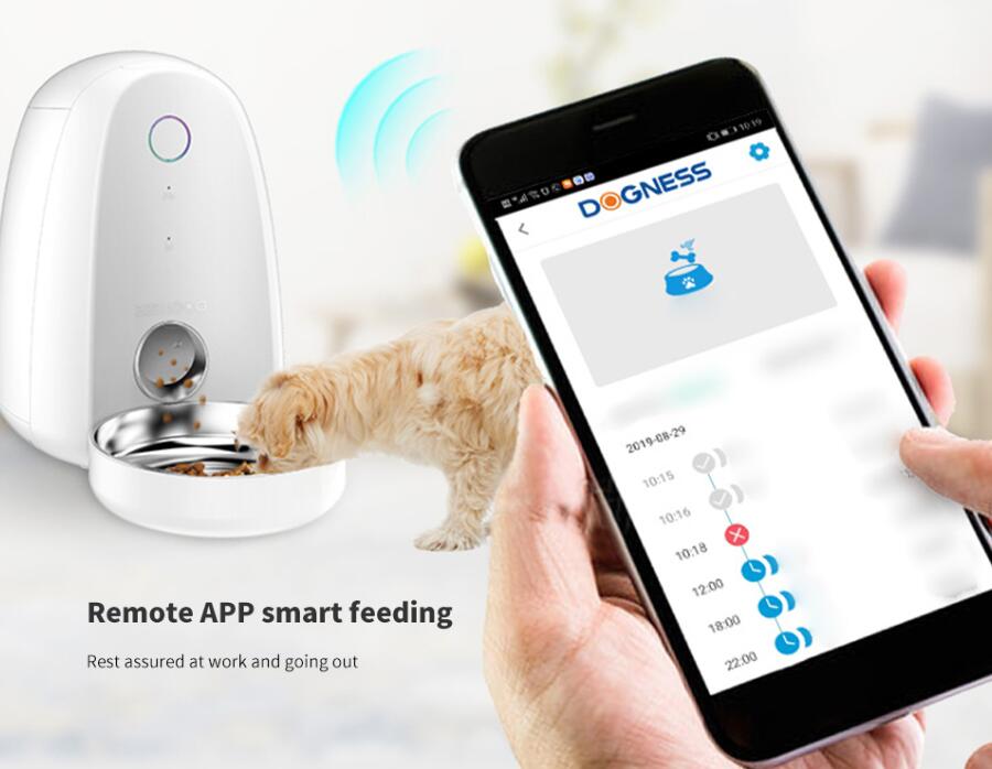 2L Automatic WiFi Smart App Feeder Food Dispenser for Small Dogs and Cats
