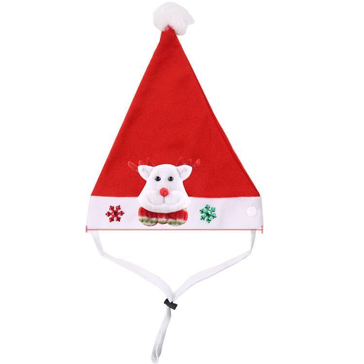 Small, medium and large dogs Christmas hat pet products