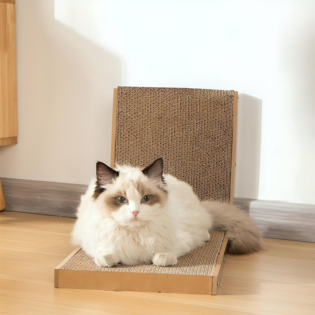 L-shaped Cat Scratching And Leisure Board, Suitable For Cat Owners And Pet-friendly