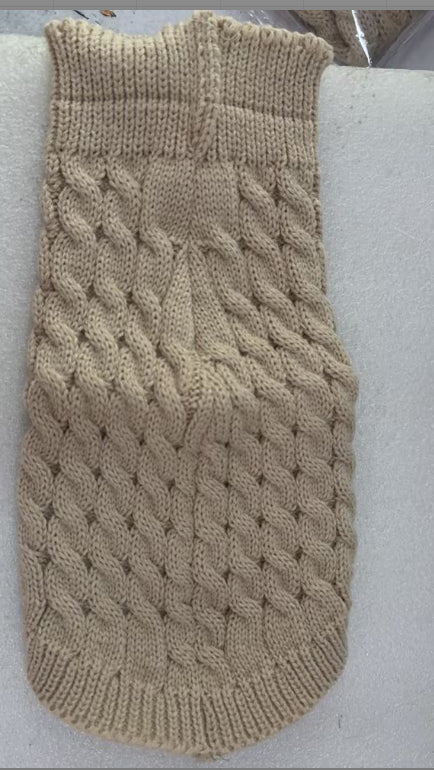 Pet Sweater Dog Winter Warm Knitted Clothing