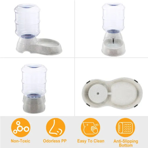 Automatic Gravity-Flow Pet Waterer