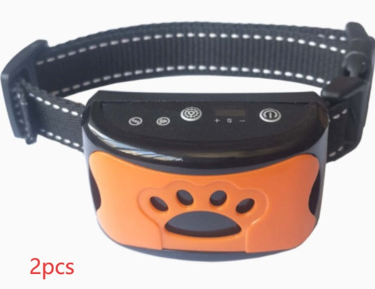 Dog Bark Arresting Training Collar with Vibration Sound Remote Control