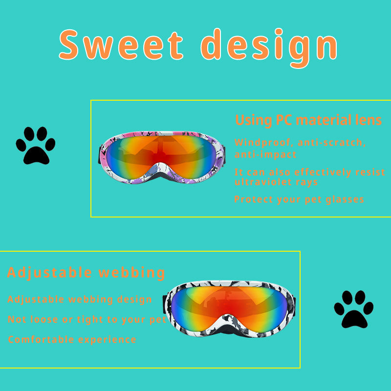 Dog Windproof Glasses Outdoor Pet Cool Sunglasses