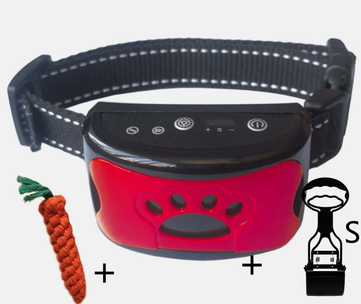 Dog Bark Arresting Training Collar with Vibration Sound Remote Control