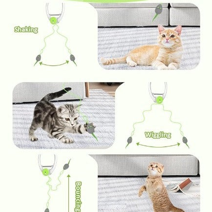 Electric Door Hanging Interactive Cat Toy