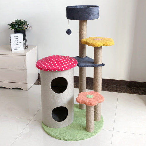 Cat Tower Scratch Board - Wear-resistant Cat Climbing Tree