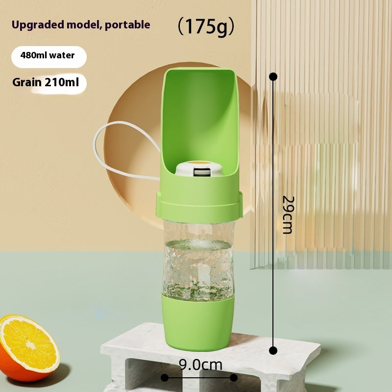 2 In 1 Travel Pet Water Dispenser & Feeder