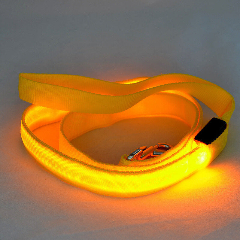 LED Glowing Dog Leash Glowing Pet Leash
