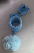Sucker Spring Rabbit Hair Cat Toy Ball Interactive