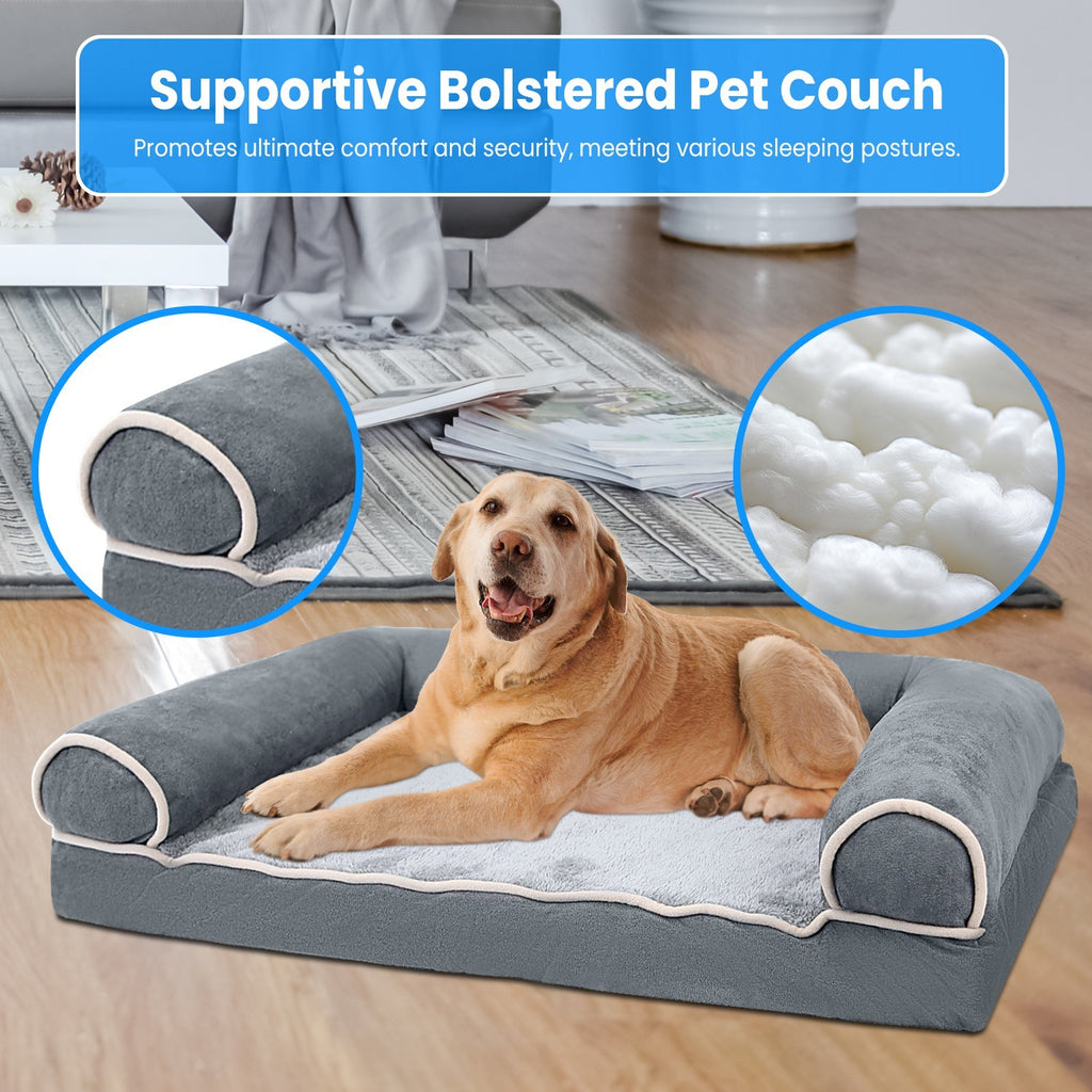 1Pc Dog Bed Pet Bed Sofa Dog Couch Pet Cushion Carpet Mattress With Washable And Removable Cover For Medium Large Dogs