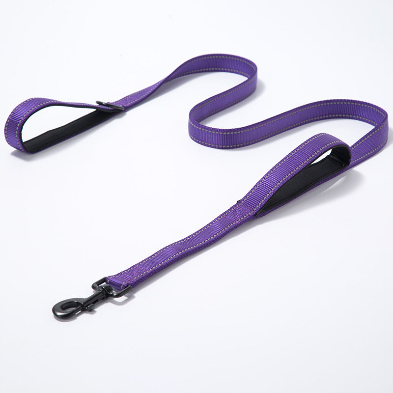 Reflective Dog Leash Nylon Double Thickened