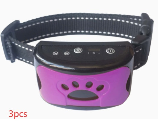 Dog Bark Arresting Training Collar with Vibration Sound Remote Control