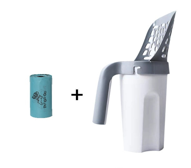 Large Cat Litter Scoop with Bag Holder
