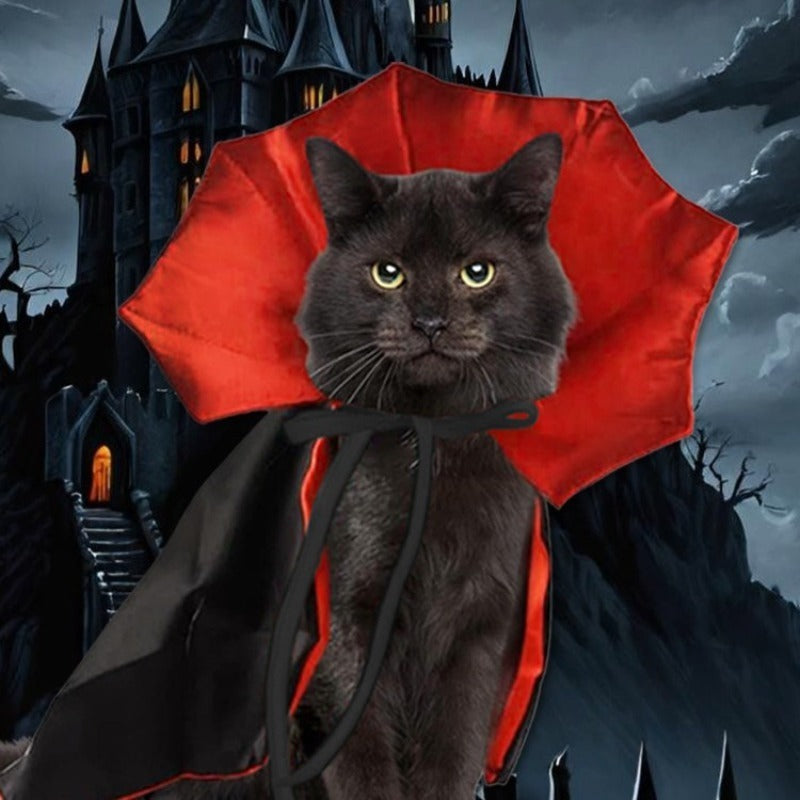 Halloween Pet Costumes Cosplay Vampire Cloak For Small Dog Cat Kitten Puppy Dress Kawaii Pet Clothes