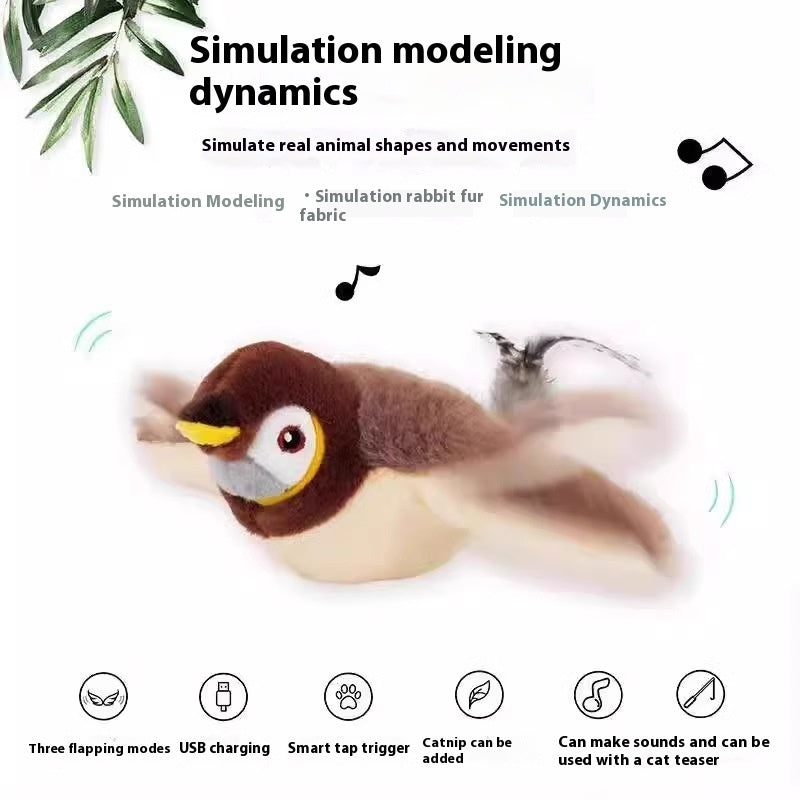 Trembling Sparrow Sound Cat Toy