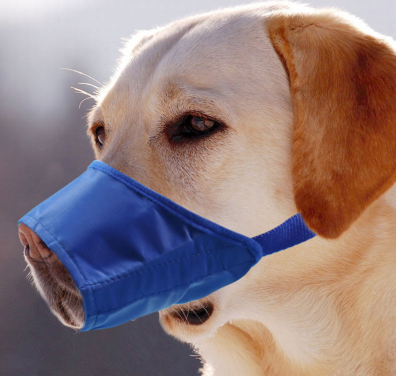 Waterproof Dog Muzzle Anti-bite Mouth Cover Barking Stopper