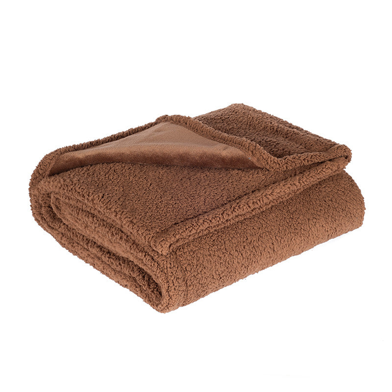 Thick Pet Blanket Flannel Cotton Wool Sherpa