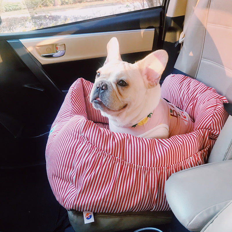 Travel car seat small dog cushion