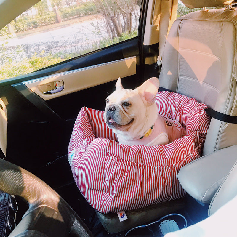 Travel car seat small dog cushion