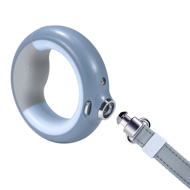 Luminous Dog Leash Handle with Bag Holder