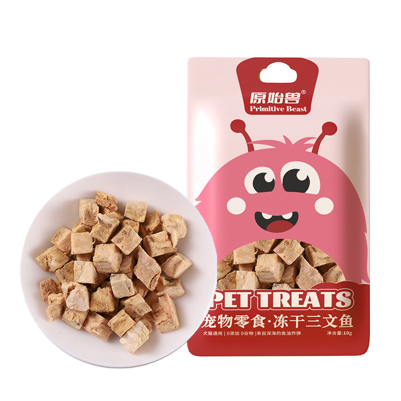 Pet Freeze-dried Snacks Egg Yolk Chicken Grains Dog & Cat Snacks