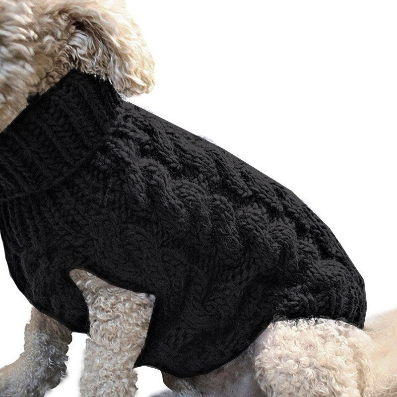 Pet Sweater Dog Winter Warm Knitted Clothing