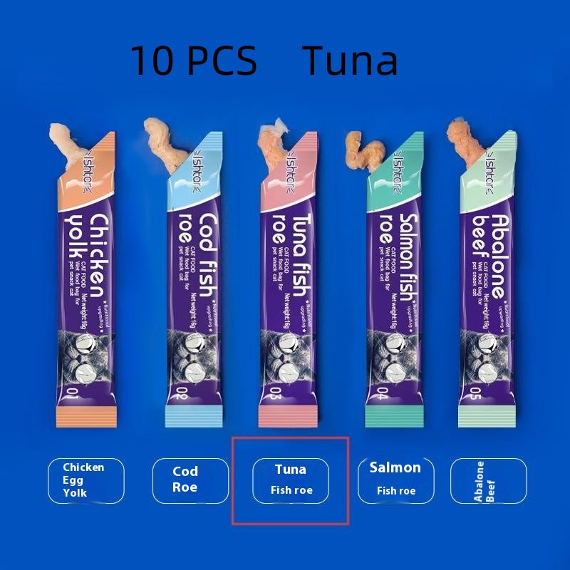 Cat Strip Kittens Nutrition Fat Hair Chin Wet Food Package Cat Snacks
