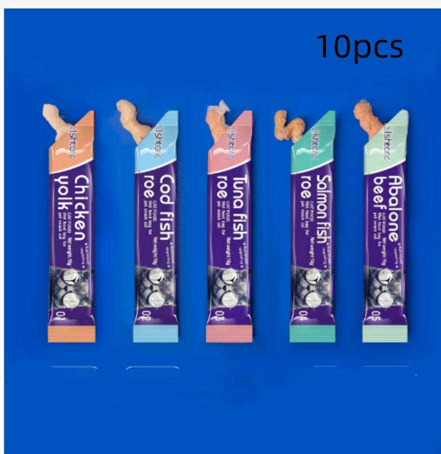 Cat Strip Kittens Nutrition Fat Hair Chin Wet Food Package Cat Snacks