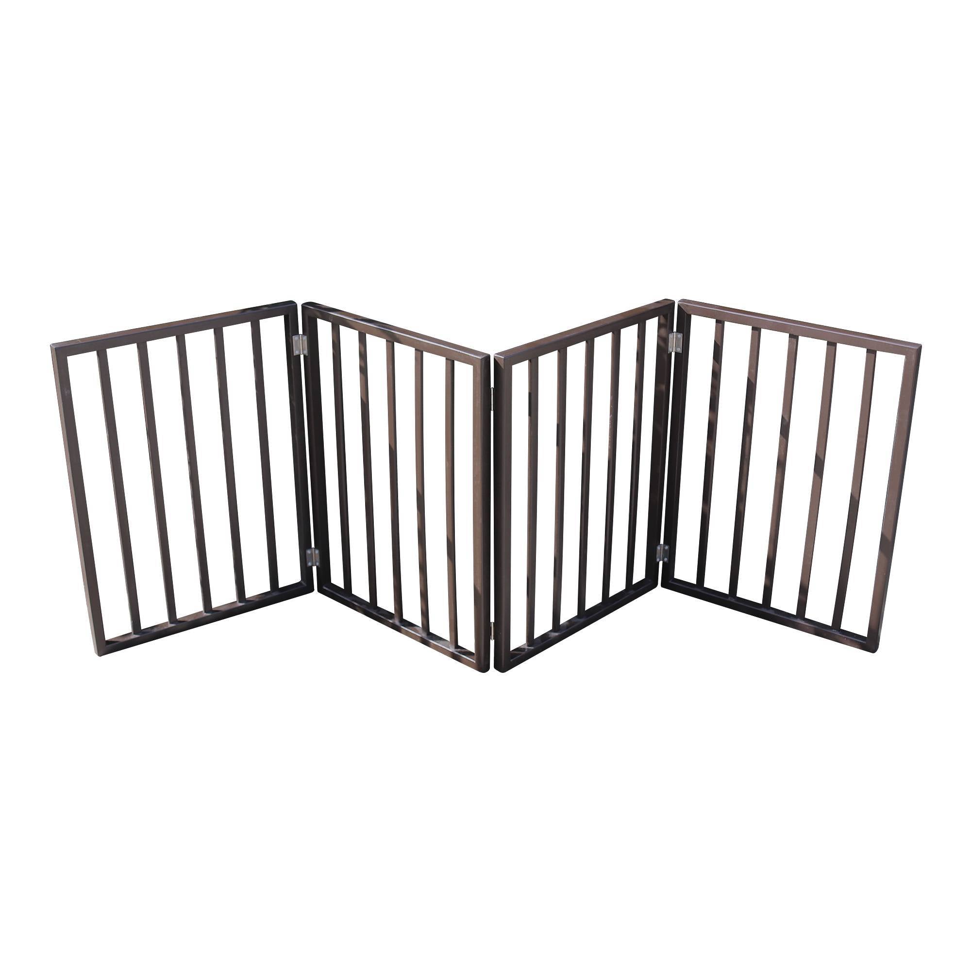 Premium Pet Gate - Dog Gate For Doorways,Stairs Or House-standing, Folding