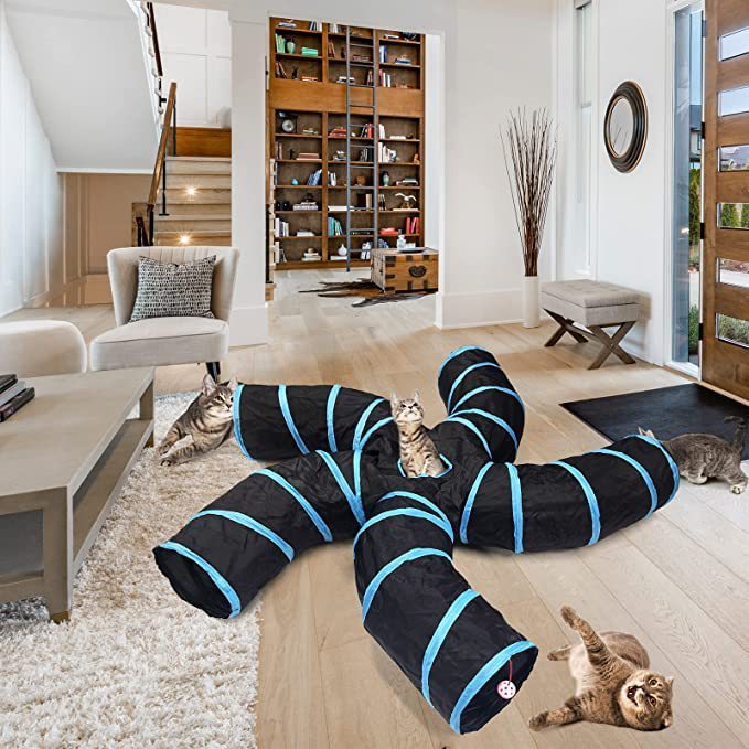 Tree Pattern Tunnel Pet Cat Toy Pets Supplies Dog Toys