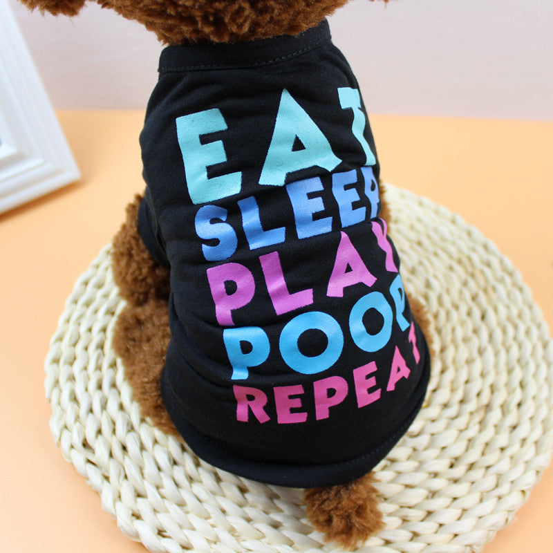 Eat Sleep Play Repeat Pet Shirt