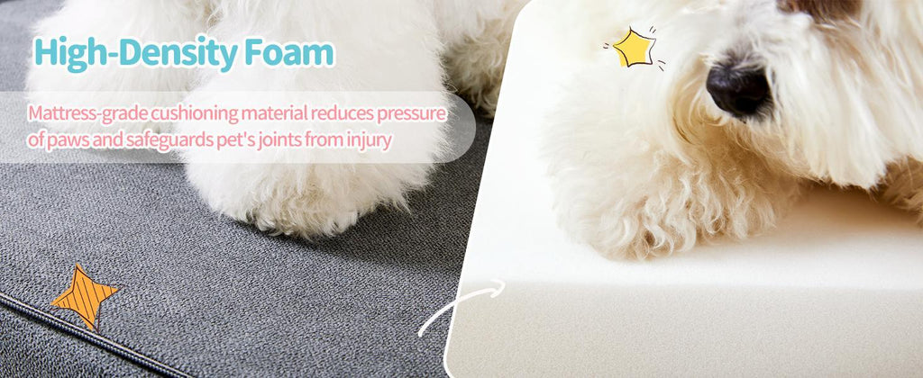 Four-step Dog Bed Indoor Non-slip Balance Pet Ramp Gray