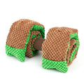 Puzzle Plush Dumbbell Snuffle Squeaky Toy For Foraging Instinct Training