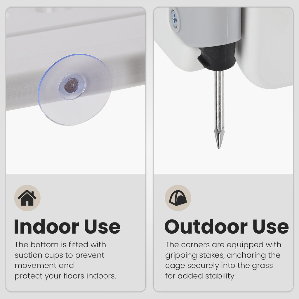 Indoor or Outdoor Dog Cat Game Fence Is Safe And Reliable,