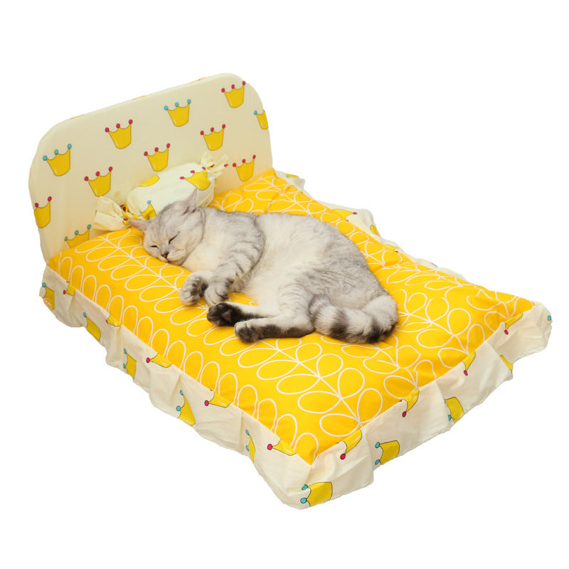Teddy small dog pet bed cat bed