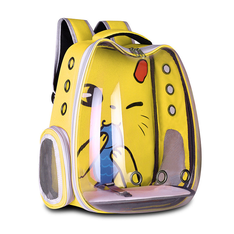 Breathable  Windowed Backpack Pet Carrier