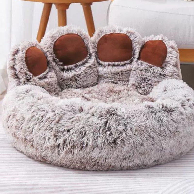 Fleece-Lined Sofa Matress Pet Bed