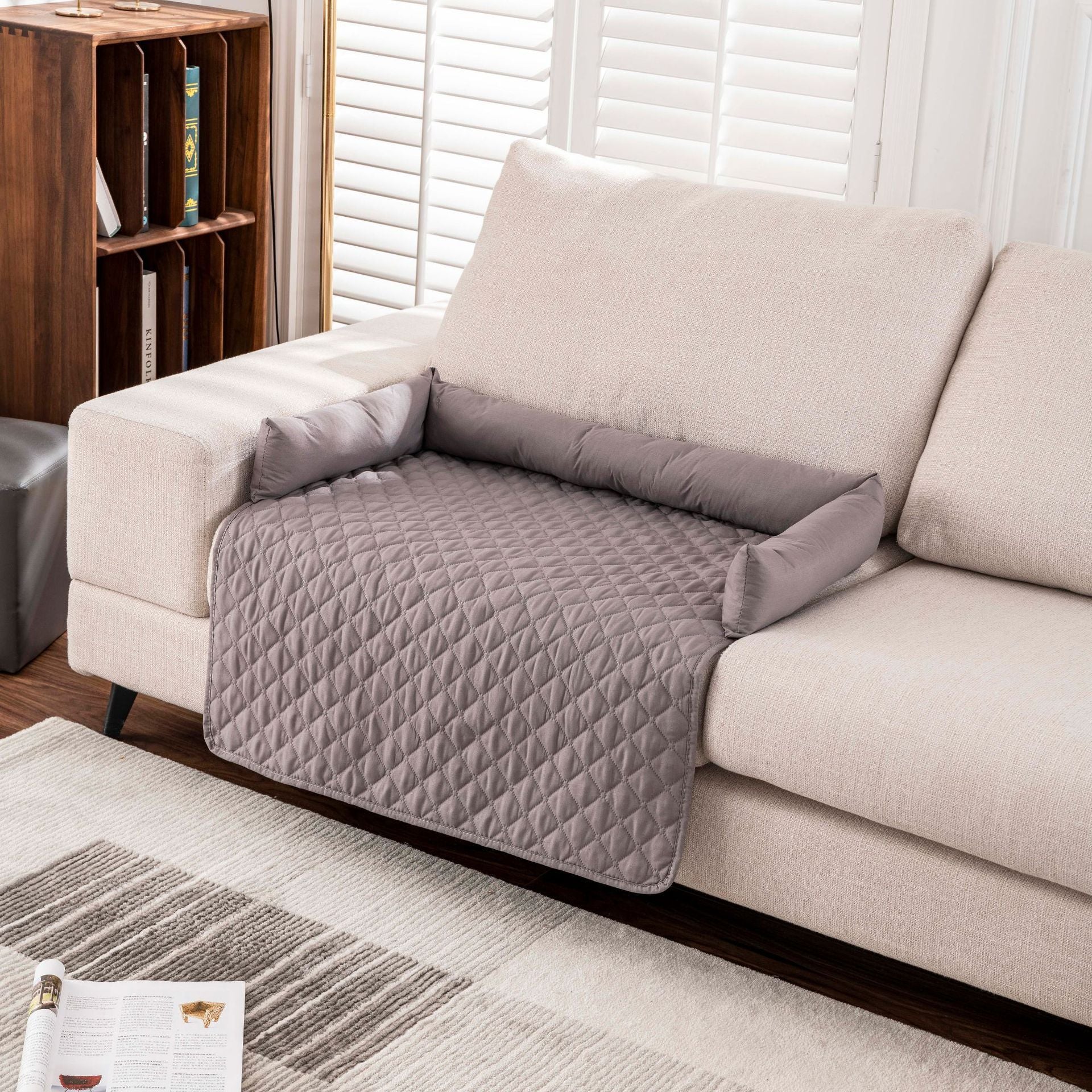 Anti-dirty Waterproof Pet Mat Ultrasonic Cotton Dog Mat