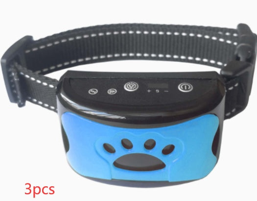 Dog Bark Arresting Training Collar with Vibration Sound Remote Control