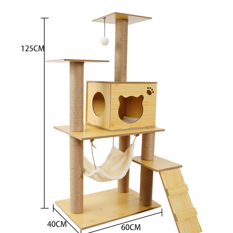 Cat Tree Cat Crawl Cat Nest Cat Scratching Board Pet Toy Space Capsule