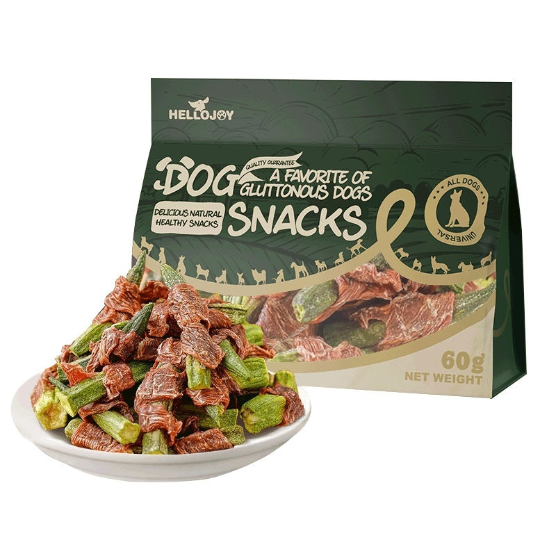 Dog Treats Duck Okra Nutritious Chews