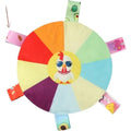 Plush Dog Flying Discs Chew Toy Tug of War Dog Toy with Bells Washable