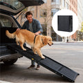Dog Ramp For Car 71" Long  19.5" Wide Portable Dog Ramp with Non-Slip Rug Surface
