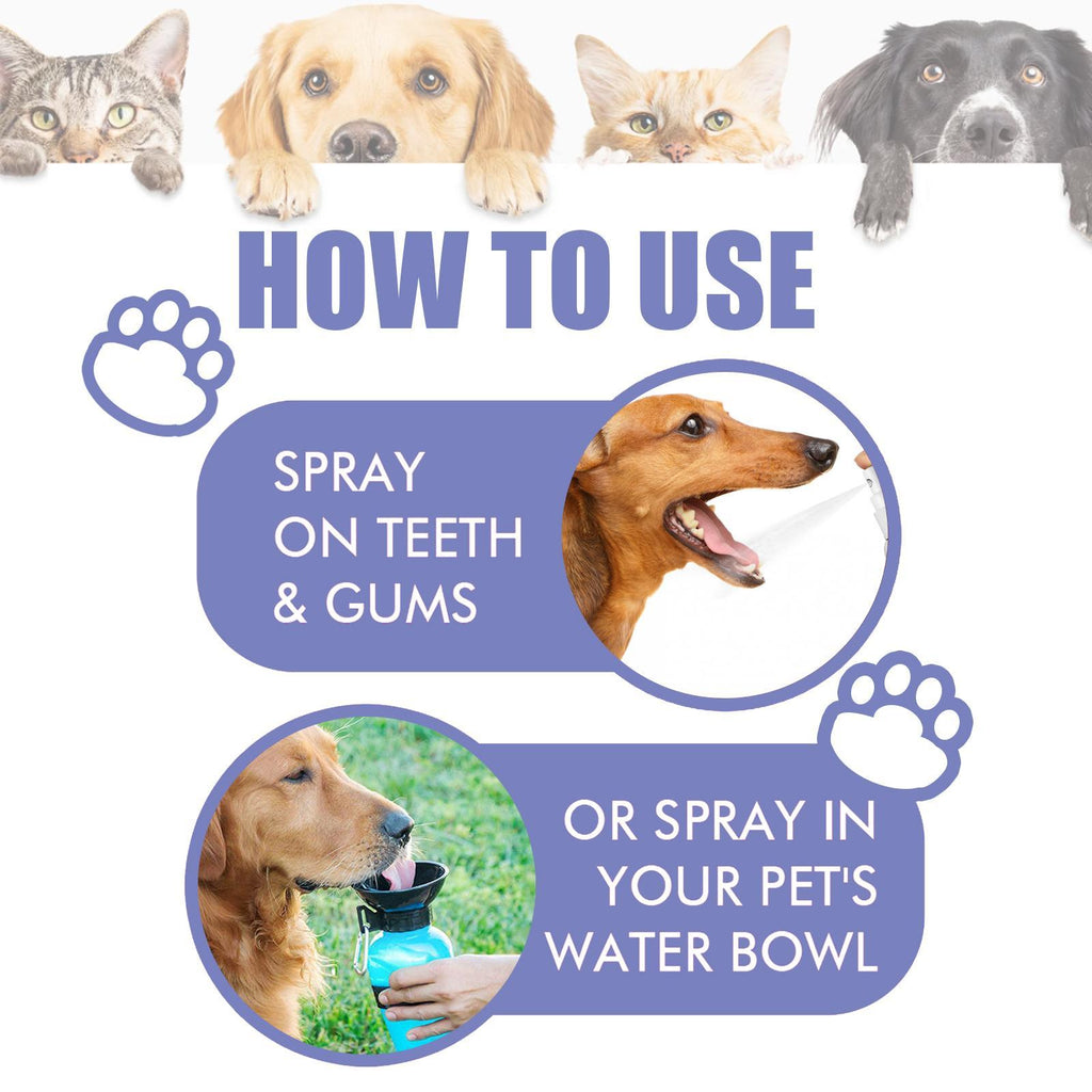 Pet Cat And Dog Teeth Cleaning Spray Pet Oral Cleaning Deodorizing Fresh Breath