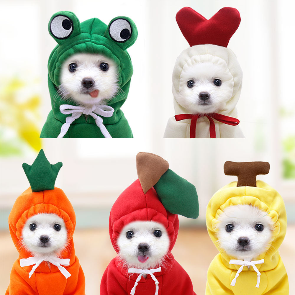 Cute Animal and Veggie Dog Hoodies