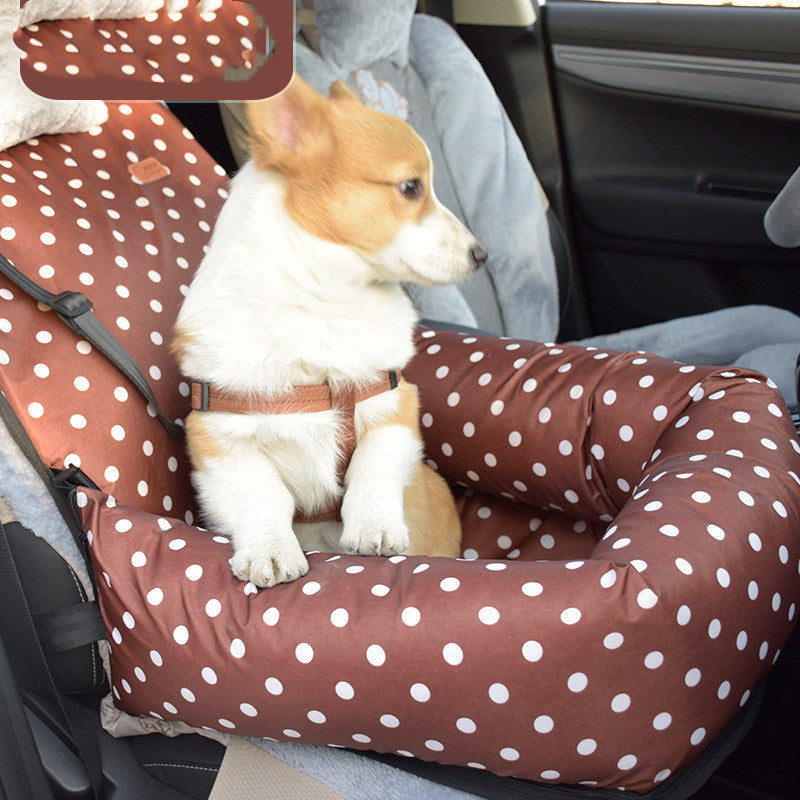 Pet Travel Cushioned Car Seat