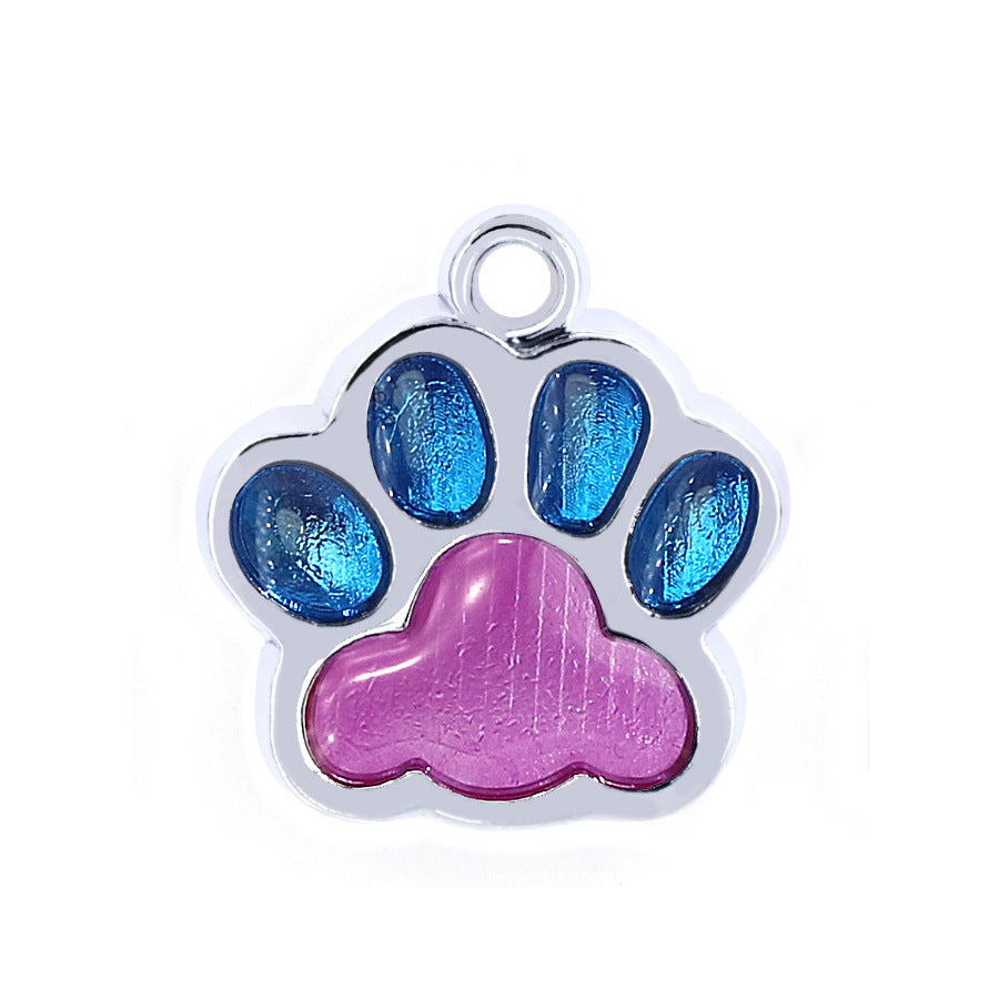 Pet Tag Footprint Dog
