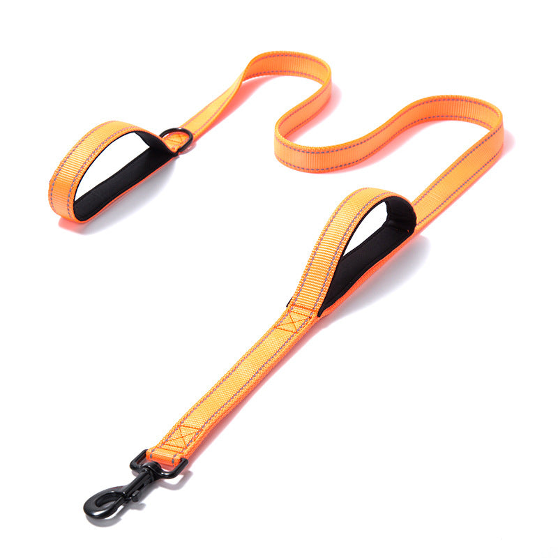 Reflective Dog Leash Nylon Double Thickened